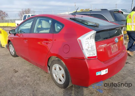 2010 Toyota Prius from USA, damaged, VIN JTDKN3DU2A5220804